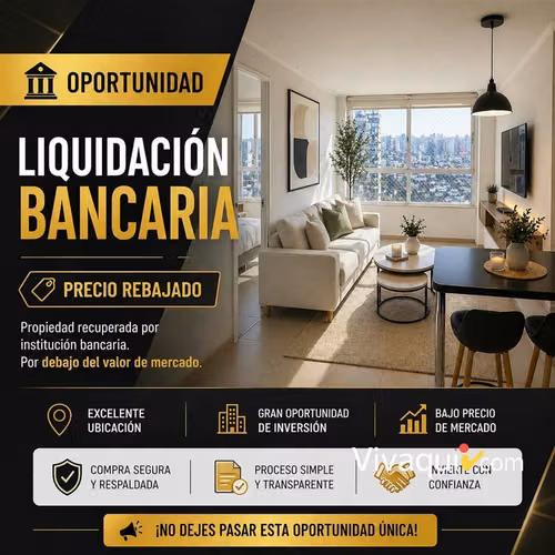 Departamento en venta de 1 dorm. en Estación Central