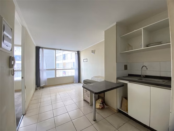 Departamento en venta 1 dorm, 1 Baño; San Diego con Victoria