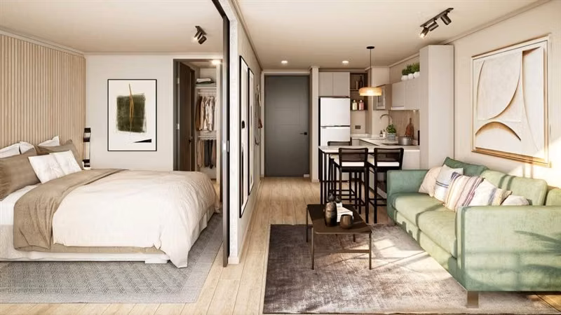 Depto. NUEVO , Plug n Play en Santiago Centro
