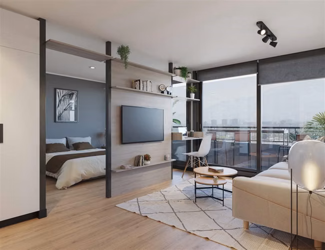 Departamento en venta de 1 dorm. en Ñuñoa