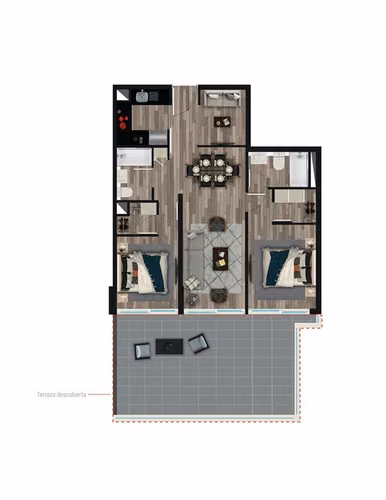 Departamento en venta de 1 dorm. en Ñuñoa, #137763 - Imagen 23