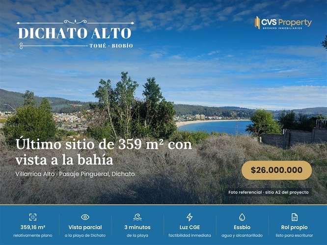 Sitio en venta en Dichato, Tomé #137768