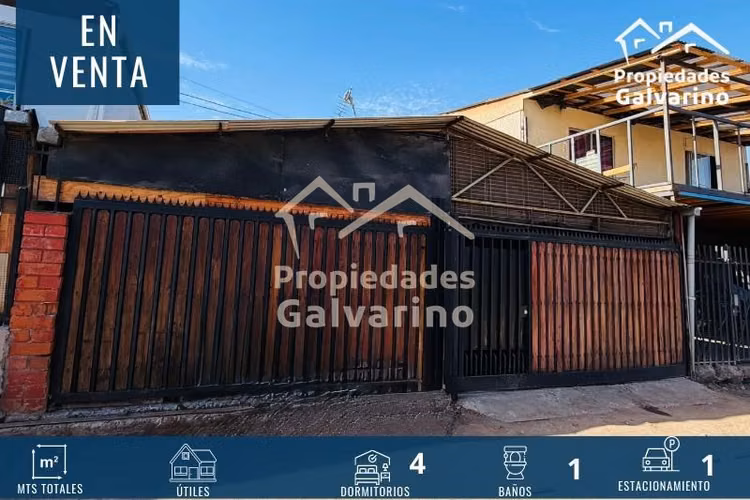 Casa en venta de 4D 1B. en Conchalí