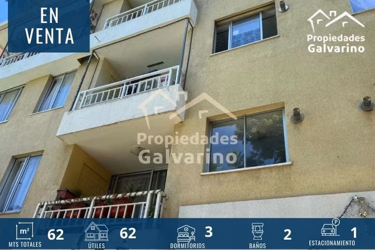 Departamento en venta de 3 dorm. en Quilicura