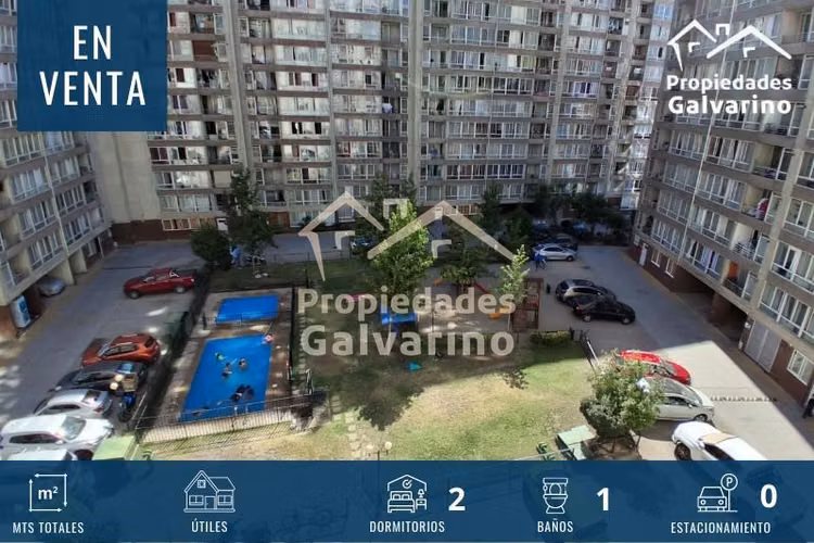 Departamento en venta de 2 dorm. en Quinta Normal