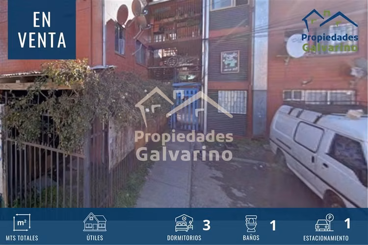 Departamento en venta de 3 dorm. en Puente Alto