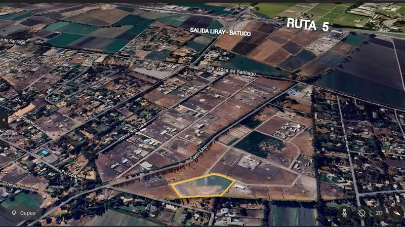 Sitio de 15.000m2 en venta en Lampa