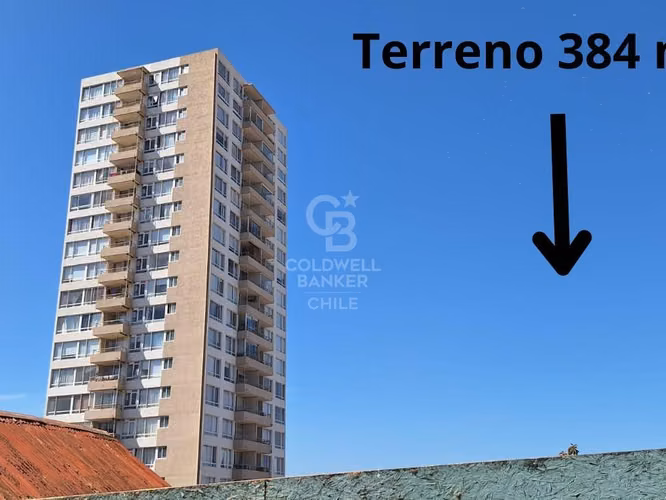 Gran terreno 384m2  para construcción