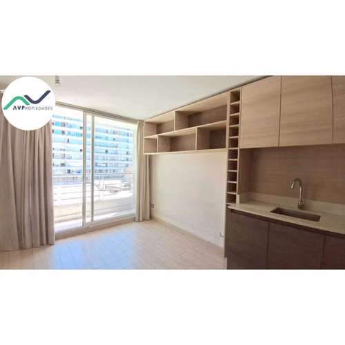 ARRIENDO MODERNO DEPTO 1D EN METRO STA ISABEL (153757)