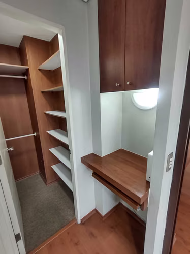Dpto 1 dorm. estac y bodega, metro Sta Lucia. (132226)
