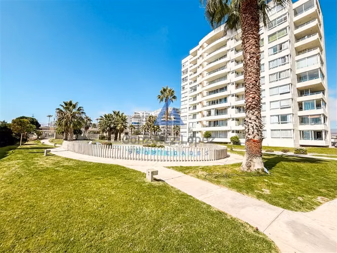 Depto 3D amoblado vista mar Av del Mar La Serena