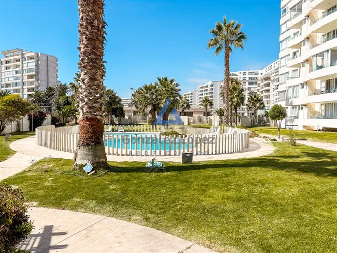 Depto 3D amoblado vista mar Av del Mar La Serena
