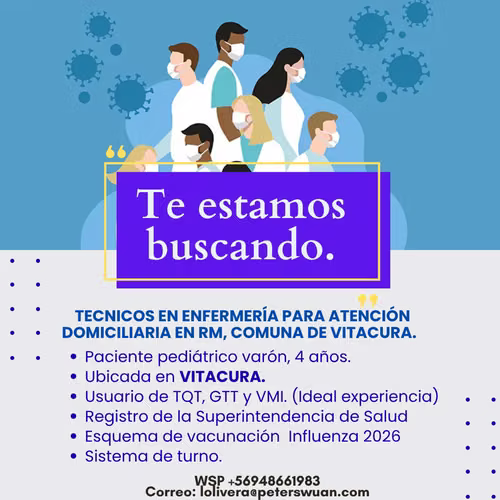 TECNICO EN ENFERMERÍA VITACURA