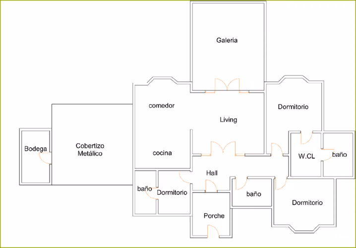 Casa en venta de 3 dorm. en Calera de Tango