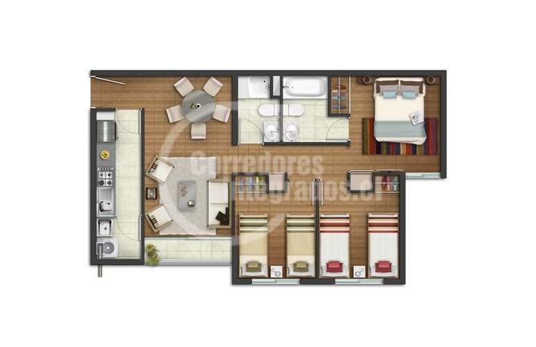 Departamento en venta de 3 dorm. en Lo Barnechea - Imagen 2