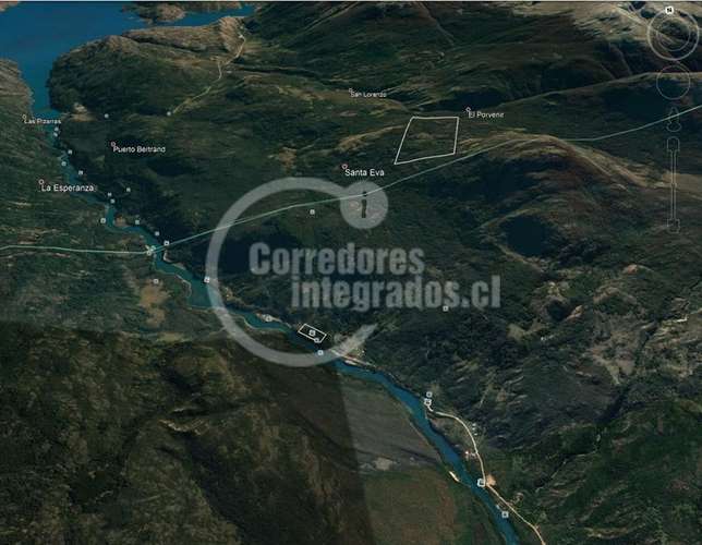 90 heventa en Cochrane Río Baker maravilloso BN