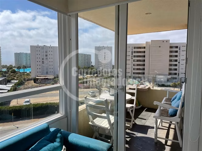 Departamento en venta de 3 dorm. Papudo Amoblado