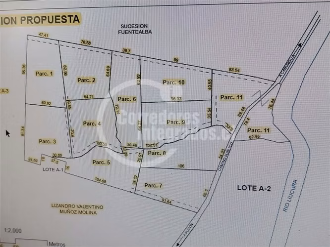 Parcela en venta en Pucón 5.000 m2 Rio Liucura