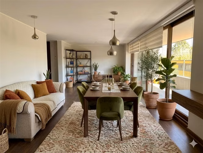 Departamento en venta de 4 dorm. en Las Condes