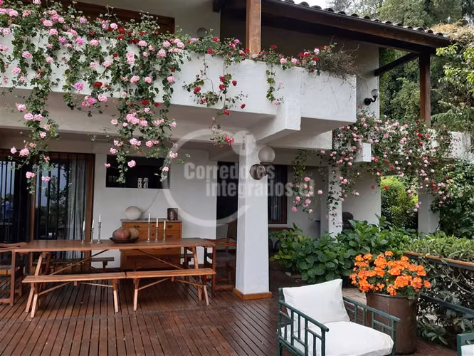 Casa Venta Vitacura Lo Curro.precioso Entorno Parque -jardin