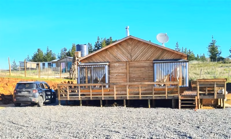 Venta casa parcela 5.000m2 3 dorm. Bucalemu Paredones