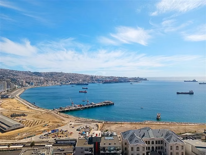 Departamento en venta de 3 dorm. Valparaíso