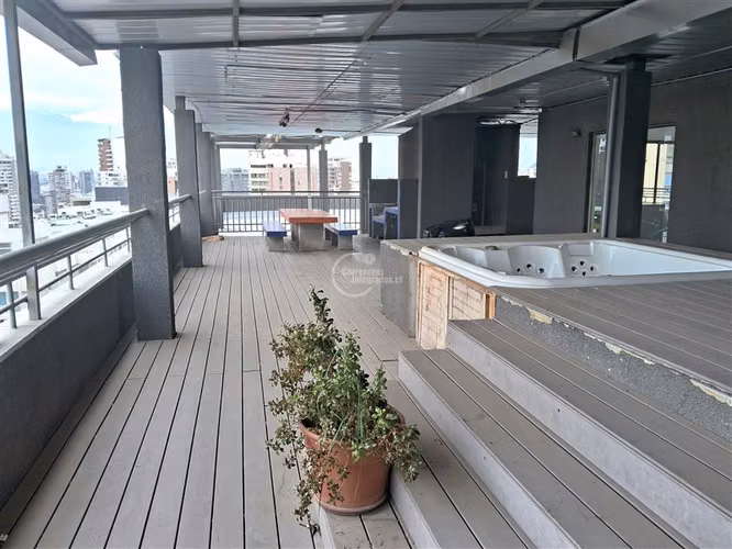 Excelente depto 2 dorm. 2 baños, estac. y bodega, en Stgo