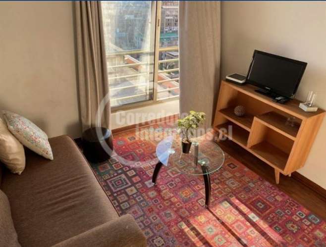 Departamento amoblado en venta de 1 dorm. en Santiago - Imagen 2