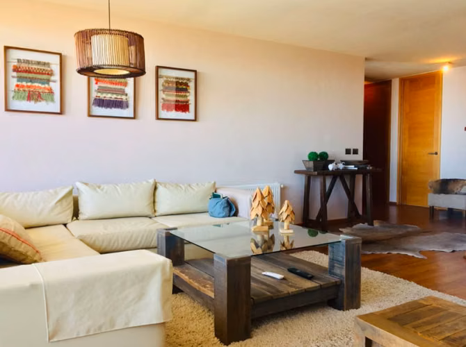 Departamento en venta de 4 dorm. en la Parva