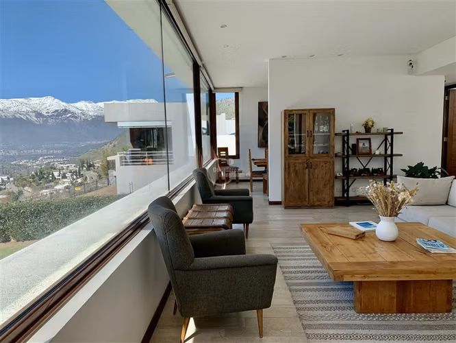 Espectacular vista, Casa Mediterránea, Lo Barnechea