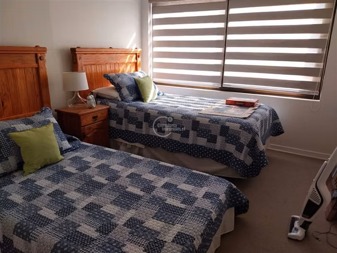 Arriendo departamento en Reñaca, de 3D, 3B, a pasos playa.