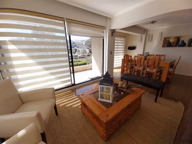 Arriendo departamento en Reñaca, de 3D, 3B, a pasos playa.