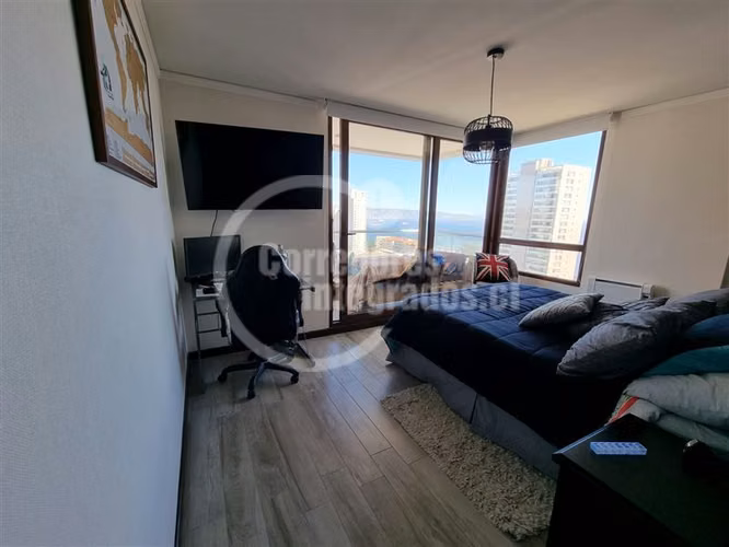 Venta departamento Reñaca, 2D, 2B, vista al mar, estacionam.