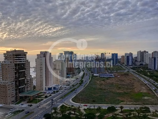 Venta departamento Reñaca, buena orientación 3D, 2B, estac.