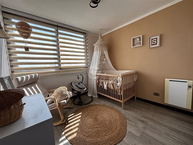 Venta departamento Reñaca, buena orientación 3D, 2B, estac.
