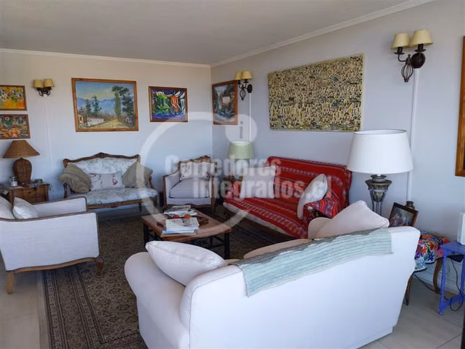 Venta Departamento en Reñaca, vista al mar, 4 dormitorios.