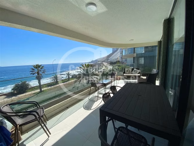 Venta de departamento 4 dorm. en primera línea playa Cochoa
