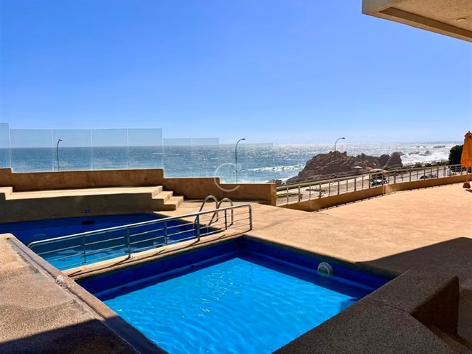 venta departamento Reñaca primera linea gran vista y terraza