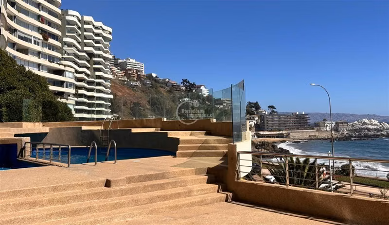 venta departamento Reñaca primera linea gran vista y terraza