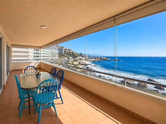 venta departamento Reñaca primera linea gran vista y terraza