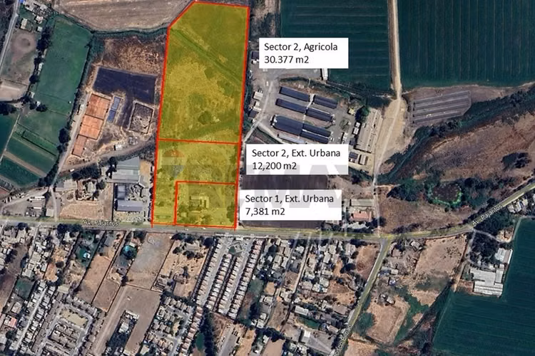 Venta terreno extensión urbana