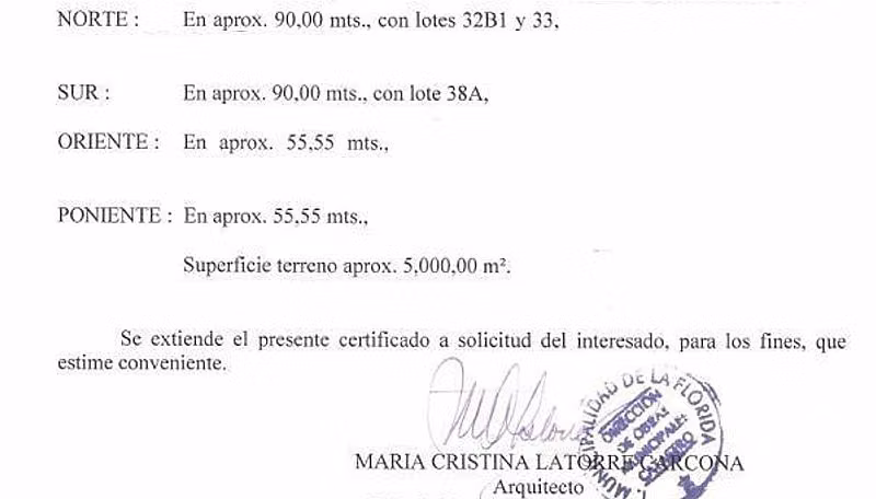Terreno Construcción  en Arriendo en La Florida