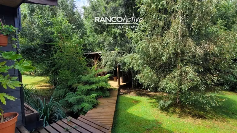 En venta casa en parcela 4 dorm y piscina cerca Valdivia