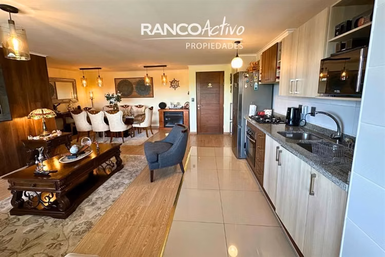 Depto en Venta de 3 dorm. 2 baños en Valdivia Parque Krahmer