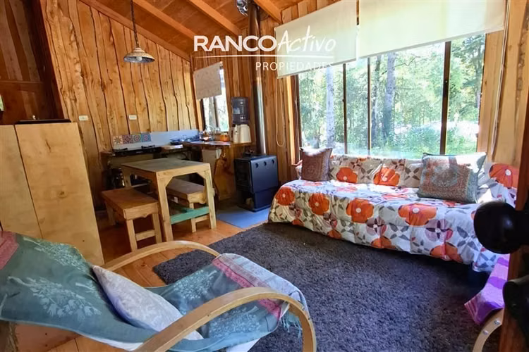 Parcela con Casa, cabaña y tinaja en venta en Villarrica
