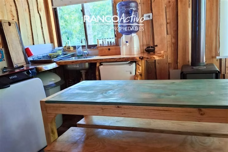 Parcela con Casa, cabaña y tinaja en venta en Villarrica