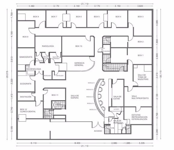 Oficina en arriendo Centro de Santiago 350 m2