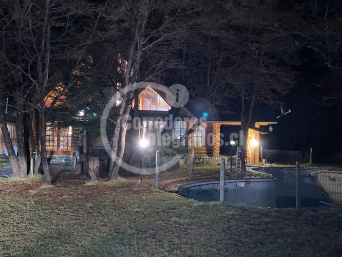 Espectacular log house en las termas de Chillan.