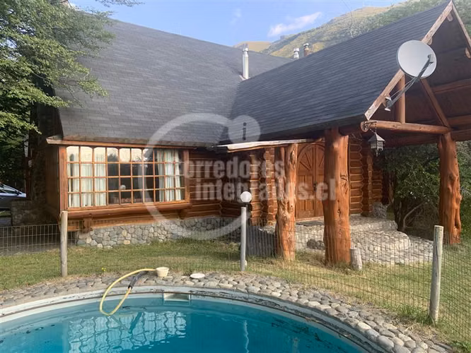 Espectacular log house en las termas de Chillan.