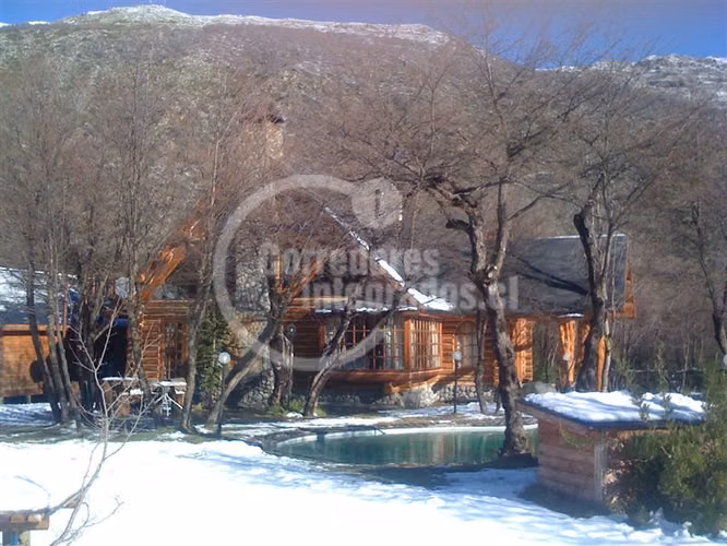 Espectacular log house en las termas de Chillan.